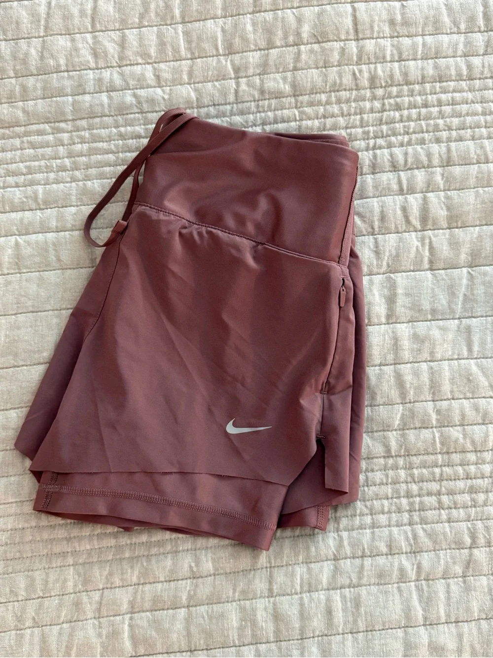 Nike Women’s Rose Mauve Athletic Skort with Built-In Shorts